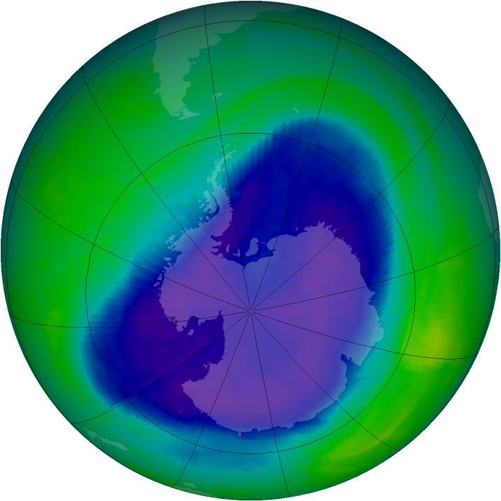 Ozone Map 1993-09-16